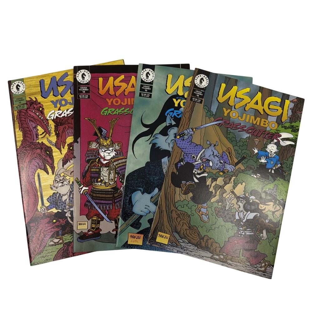 Usagi Yojimbo #13 - #16 Dark Horse Comics 9.4 NM+ Comic Book Lot